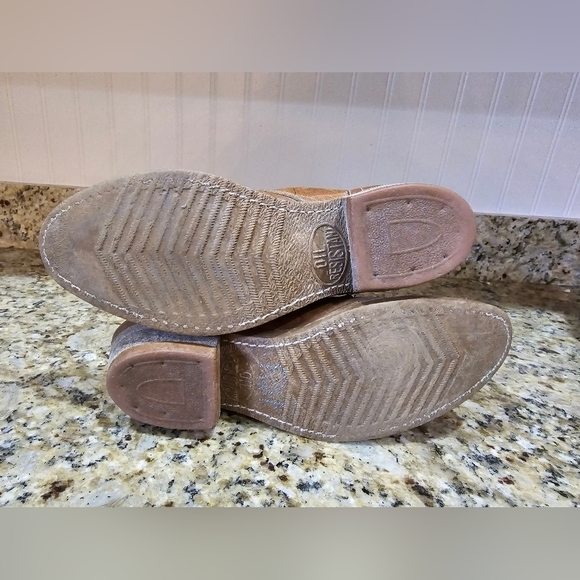 Vintage Oil Resistant Leather Roper Lace Up Boots 6.5 Distressed - Picture 6 of 10